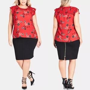 City Chic Top Medium 18